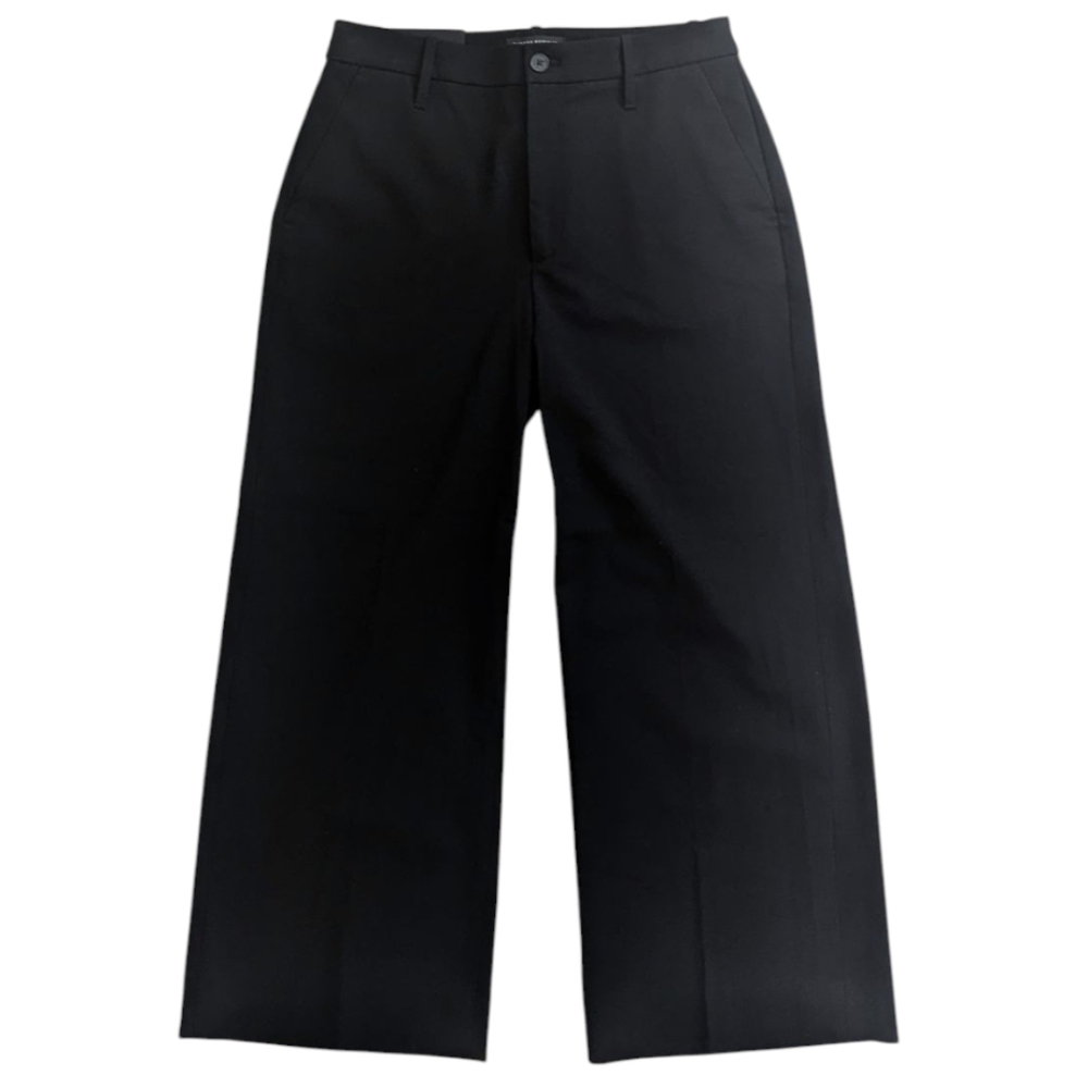 Banana Republic Black Wide-Leg Cropped Size 8 Pant